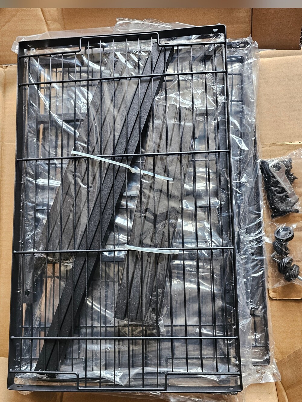5-Tier Metal Storage Shelf - Black